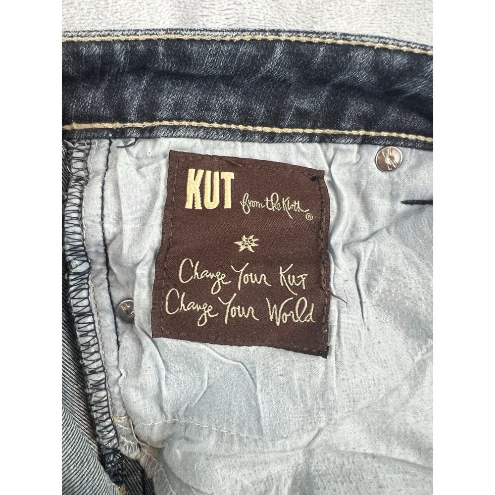 KUT from the Kloth Catherine Boyfriend Jeans Women 12 Medium Wash - Picture 9 of 13